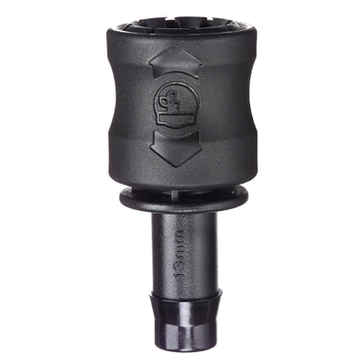 Pope 13mm Single Snap Sure Connector - Black - UV Stabilised - Durable