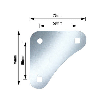 Metal Mate Galvanised Slotted Angle Starter Pack 100mm Steel Rigidity