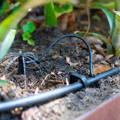 Holman Drip Irrigation Tube 13mm x 1m LDPE Easy Install Black