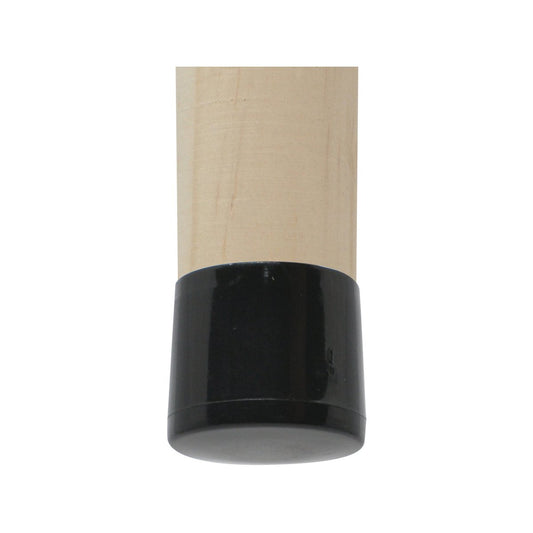 Surface Gard Black Round Plastic Chair Tips 19mm - 4 Pack – view 2 - Auzzistore
