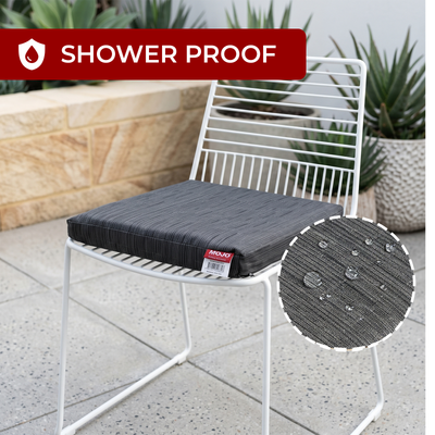 Mojo Charcoal Outdoor Cushion 420mm Spun Polyester UV Resistant