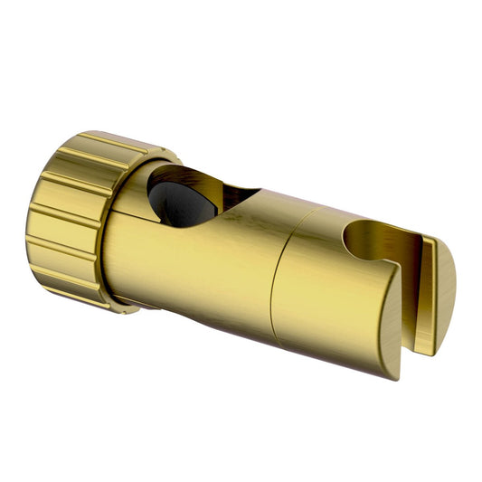Evekare 32mm Brushed Brass Shower Slider - Adjustable Hand Shower - Easy Install