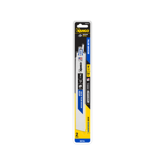 Kango Reciprocating Saw Blades - 9" 14 TPI - 2 Pack - Metal Cutting