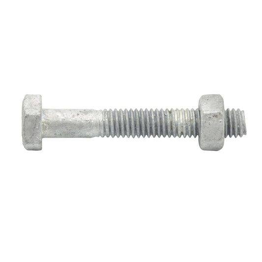 Zenith M6 x 40mm Hot Dip Galvanised Hex Head Bolts and Nuts 25 Pack – view 2 - Auzzistore