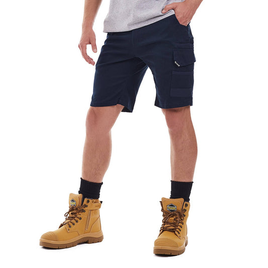 Tradie Core Cargo Shorts 87 - Navy - Flex Fabric - No Ouch Crouch Gusset – view 2