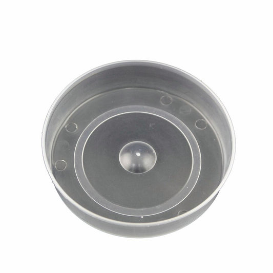 Garden City Plastic Black Grow Pot Saucer - 129mm - Clear - Durable