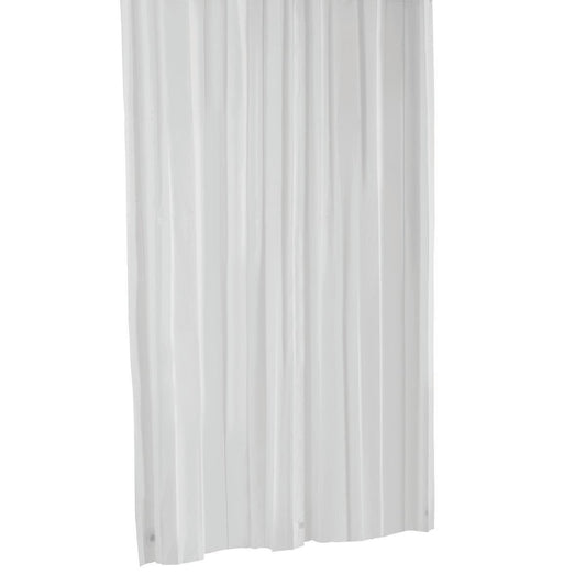 Barelli Peva Shower Curtain 180 x 180cm - Frosting White - 12 Rings