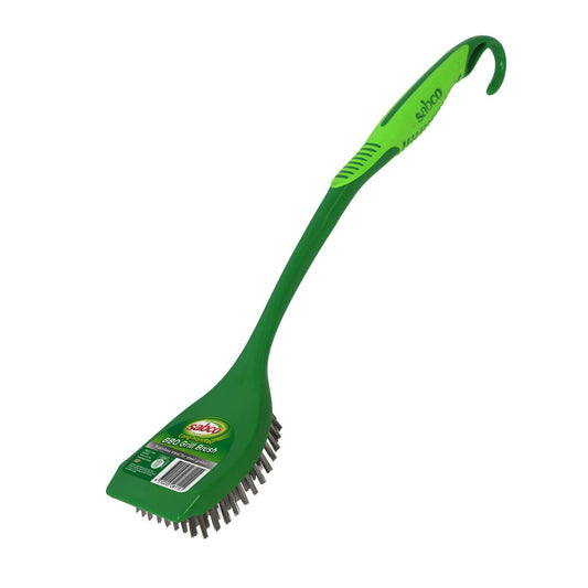 Sabco Long Handled BBQ Brush - 48cm - Stainless Steel - Heavy Duty – view 2 - Auzzistore