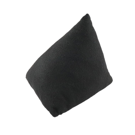Adoored Fabric Door Stop - 150mm - Black - Decorative Design - Auzzistore