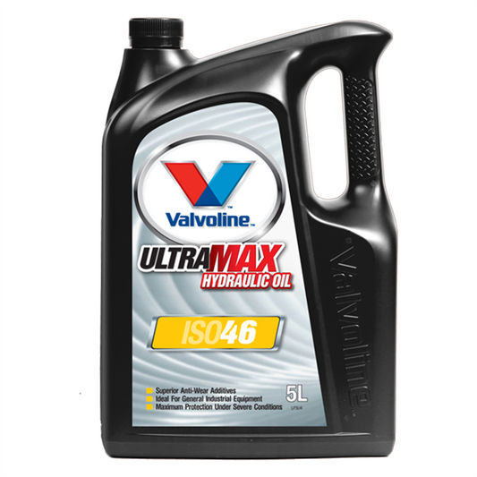 Valvoline Ultramax 46 Hydraulic Oil - 5L - Anti-Wear Additives - 4.98kg