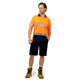 Citeco Orange Hi Vis Short Sleeve Polo Medium - Lightweight - Breathable - Reflective