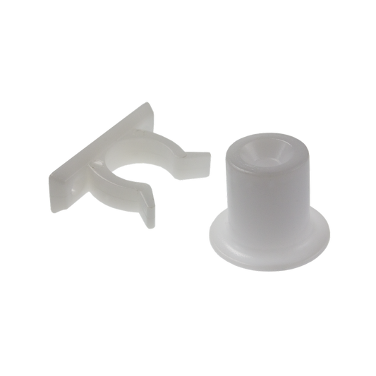 Adoored Door Clip - 40mm White - Plastic - Easy Installation Benefit - Auzzistore