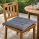 Mojo 44cm Grey Sachin Outdoor Chair Cushion - Universal Fit - UV & Water Resistant