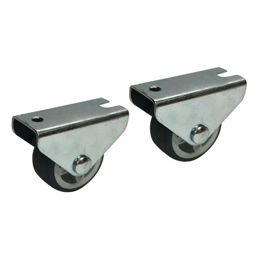 Move It Castor - 30mm Grey TPR on Polypropylene - 20kg Load - 2 Pack - Auzzistore