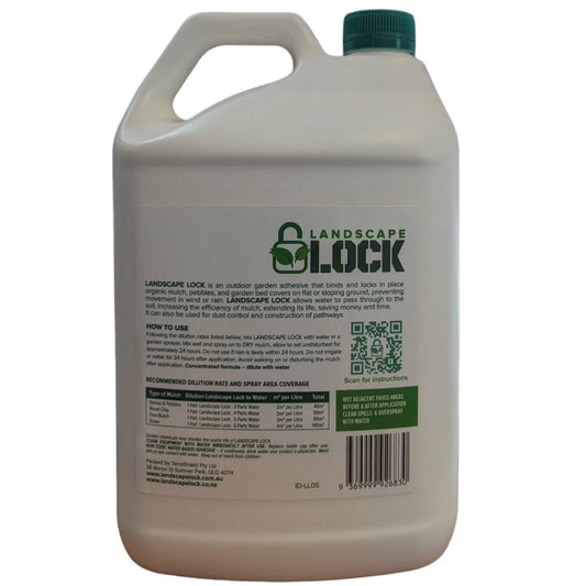 Landscape Lock 5L Concentrated Garden Glue - 5L - Locks Mulch & Pebbles – view 2 - Auzzistore