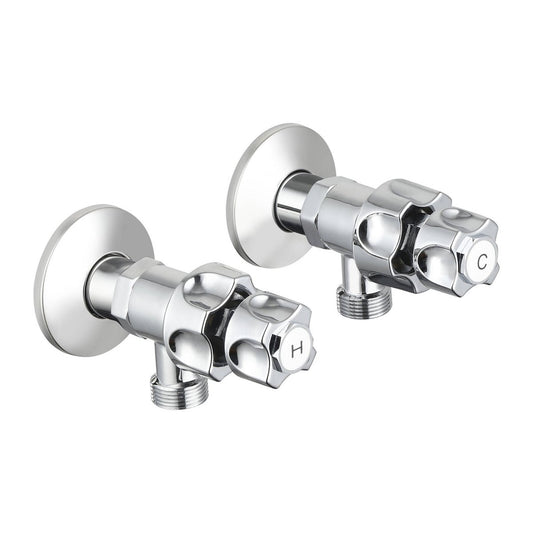 Shaw Mason Chrome Universal Washing Machine Conversion Kit - 70mm x 82mm x 150mm - Easy Installation - Space-Saving Design