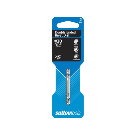 Sutton Tools No 11 Double Ended Panel Drill Bit 2 Pack M2 HSS Durable - Auzzistore