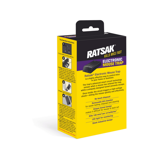 Ratsak Electronic Mouse Trap - 100% Kill Rate - Plastic - Indoor Use – view 2 - Auzzistore