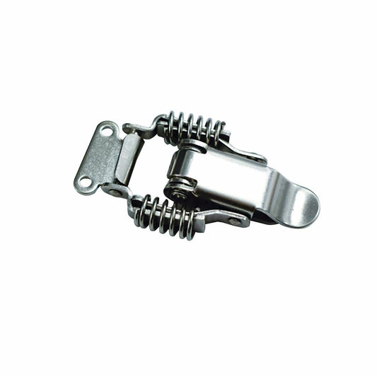 Goliath 50mm Spring Faster Catch Plate - Zinc Plated Steel - Silver - Auzzistore