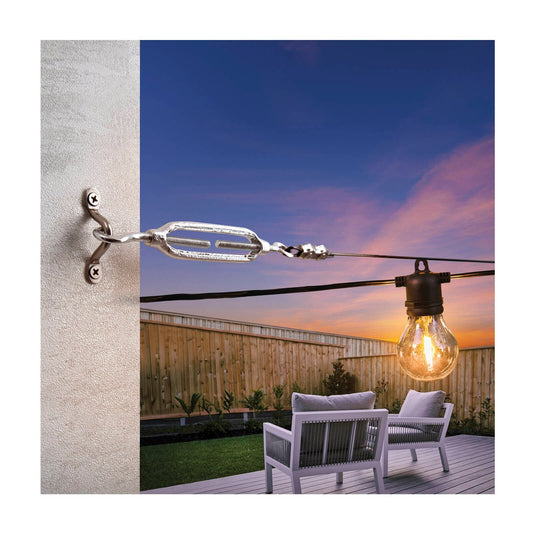 Lytworx String Light Hanging Kit - 18m Black Cable - Easy Installation – view 2 - Auzzistore