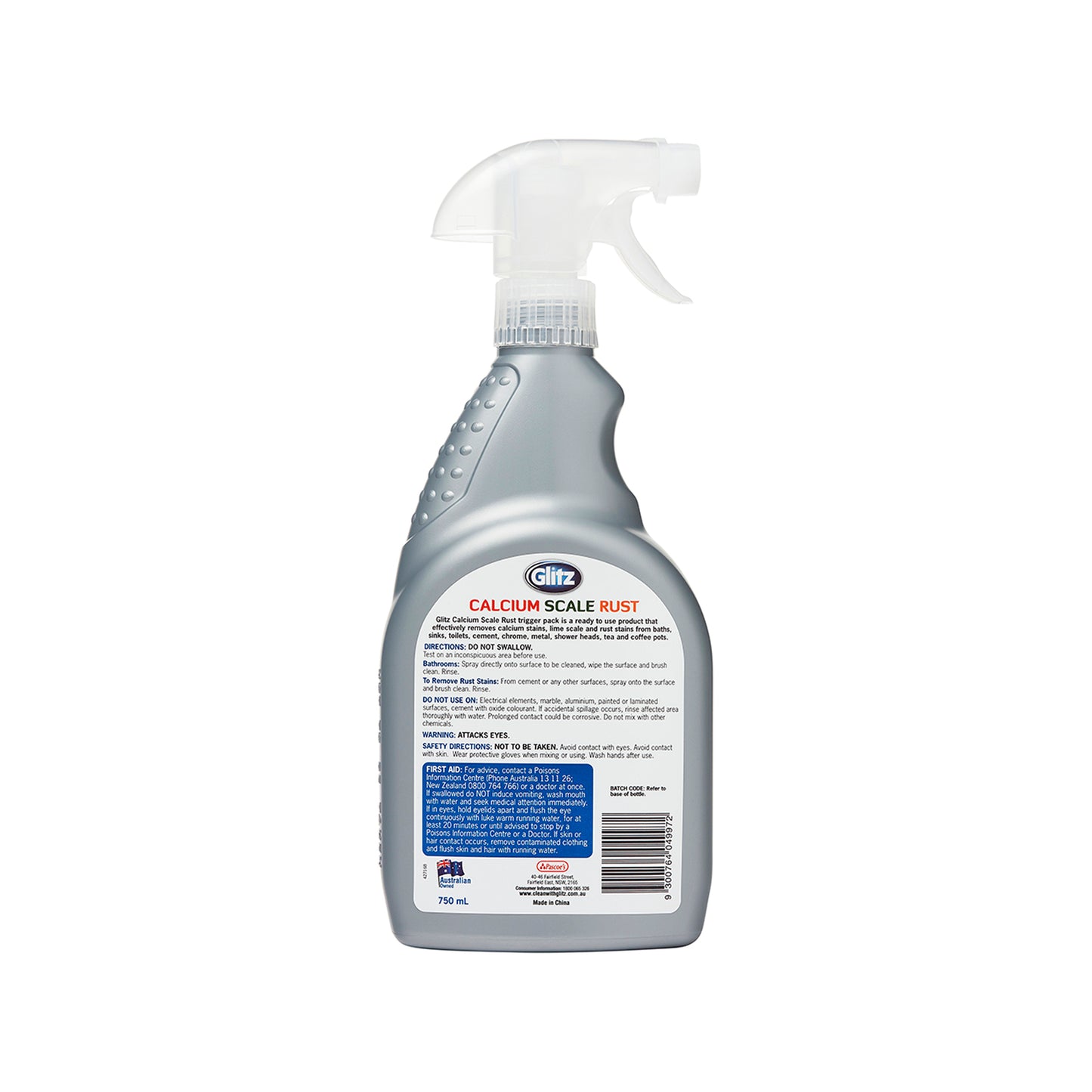Glitz 750ml Calcium Scale And Rust