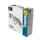 Brilliant Coolum Exterior Wall Light - 2 Head - Stainless Steel - Weather Resistant