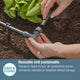 Gardena 13mm Micro Irrigation L-Joint 2 Pack - 90-Degree Connection - Black