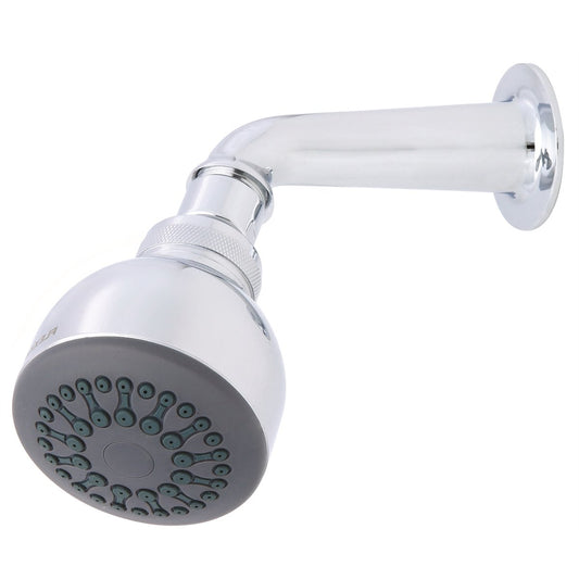 Flexispray Cayman Wall Shower - Single Function - Brass - Chrome - Easy Install