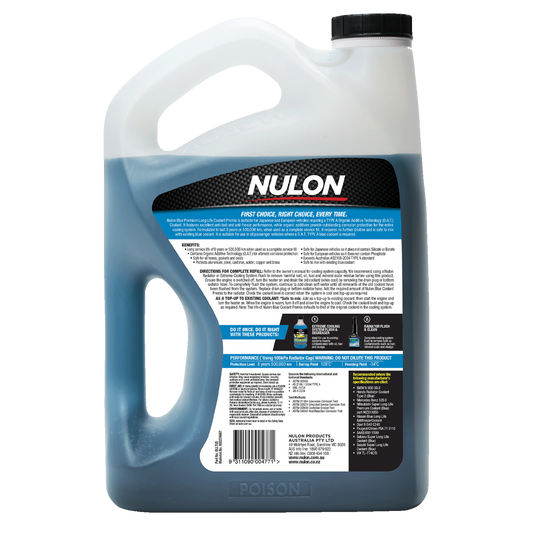 Nulon Blue Long Life Coolant Premix 5L - Anti-Freeze & Anti-Boil Protection – view 2