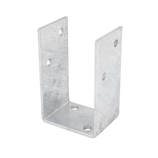 Pryda 90mm M10 Heavy Duty Bolt Down Post Anchor - Galvanised Steel - Durable – view 2 - Auzzistore