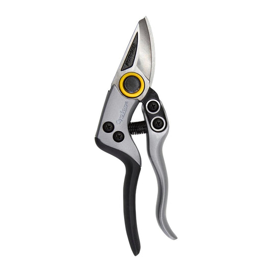 Cyclone 8” Aluminium Bypass Pruner - 65Mn Steel Blade - Comfortable Grip - Auzzistore