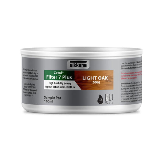 Sikkens 100ml Light Oak Cetol Filter 7 Plus Timber Stain Oil Based - Auzzistore