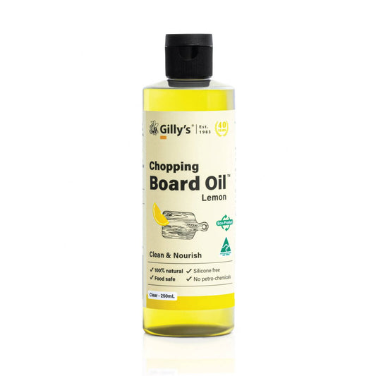 Gilly's Chopping Board Oil - 250ml - Non-Toxic - Safe for Food Use