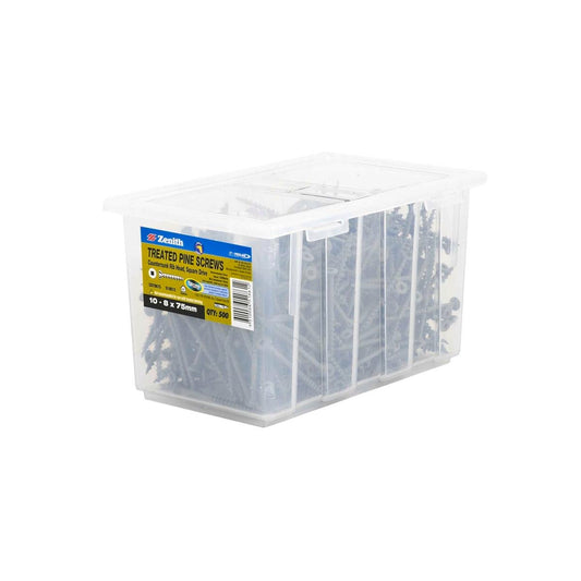 Zenith Tufcote Countersunk Rib Head Screw 10 x 75mm 500 Pack - Auzzistore
