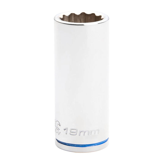 Kincrome 19mm Deep Socket - Chrome Vanadium Steel - Rust Resistant - Auzzistore