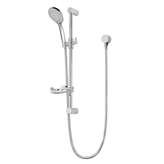 Flexispray Brass Rail Shower - 5 Function - Adjustable - Chrome