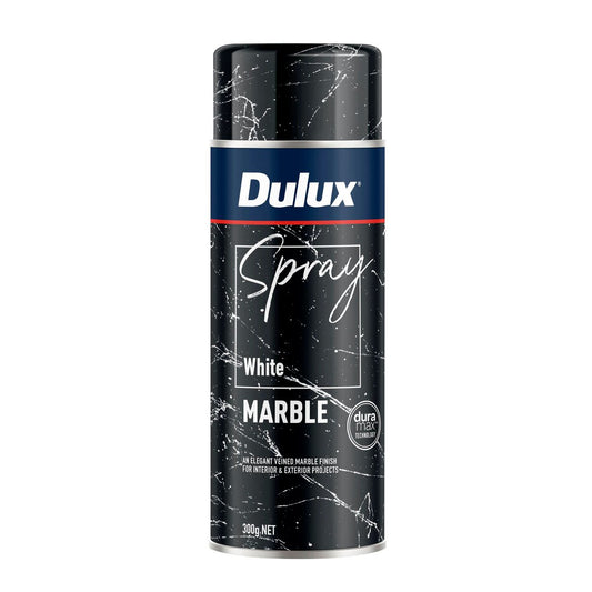 Dulux Spray Paint Effects 300g Marble White - 300g Can - Fast-Drying - Auzzistore