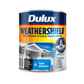Dulux Weathershield Low Sheen Exterior Paint 1L Black - 1L