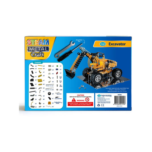 Boyle Metal Craft Kit - 335 Pieces - Excavator - Indoor Use – view 2