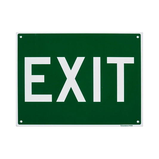 Sandleford Exit Sign 300x200mm Polypropylene Durable Outdoor Use - Auzzistore