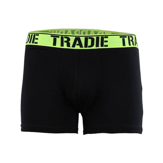 Tradie Mens Fluro Bright Trunk 3 Pack Small - Cotton Stretch - Comfortable