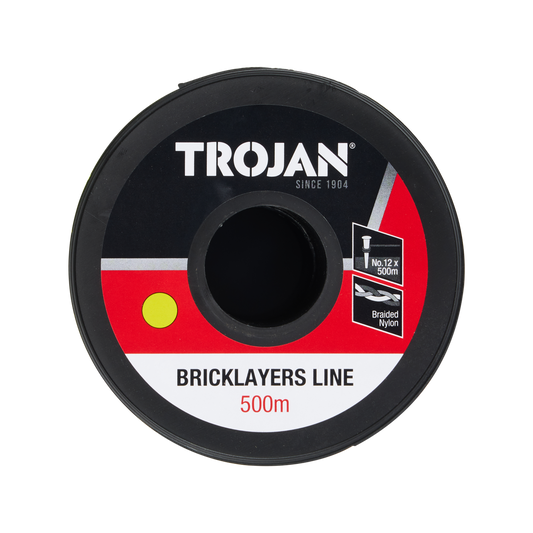 Trojan 500m Brickline - Green Nylon Marking Line for Fencing & Gardening – view 2 - Auzzistore
