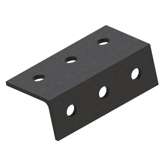 Dunnings M12 Structural Angle Bracket 75 x 50 x 5mm 140mm Galvanised Steel Heavy Duty - Auzzistore