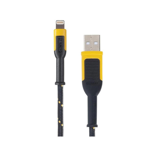 Dewalt 3m Lightning to USB Charging Cable - Reinforced Kevlar - Durable