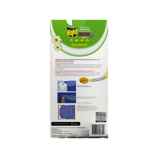 Raid Automatic Insect Control System - 30m³ - Pyrethrins - Indoor Use – view 2 - Auzzistore
