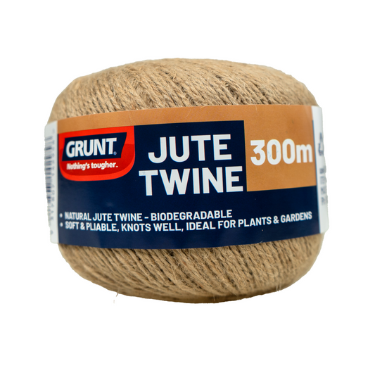 Grunt Jute Twine - 300m - Natural Jute - Soft and Pliable - Auzzistore
