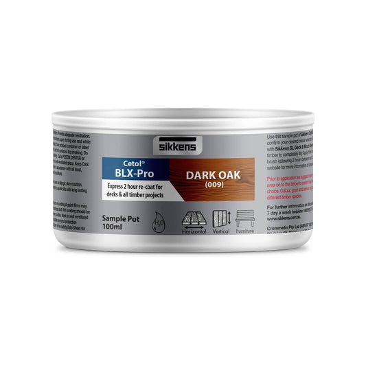 Sikkens Dark Oak Cetol Blx Pro 100ml Water Based Timber Stain - Auzzistore