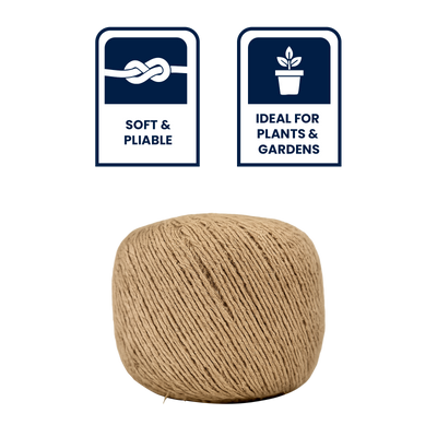 Grunt Jute Twine - 300m - Natural Jute - Soft and Pliable
