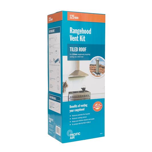 Pacific Air Rangehood Venting Kit 125mm Aluminium Easy Install - Auzzistore