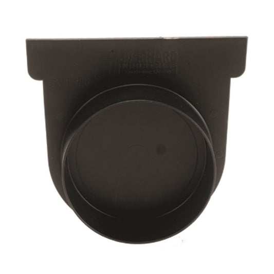 Everhard EasyDRAIN End Cap - 138mm x 20mm x 137mm - Recycled Polymer - Black